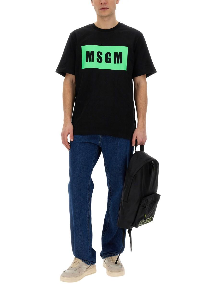 MSGM T-SHIRT CON LOGO
