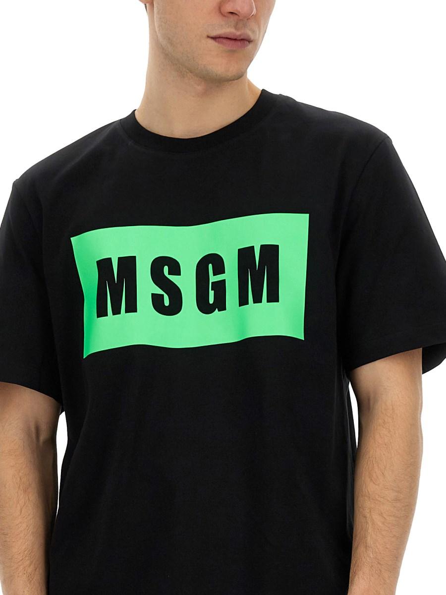 MSGM T-SHIRT CON LOGO