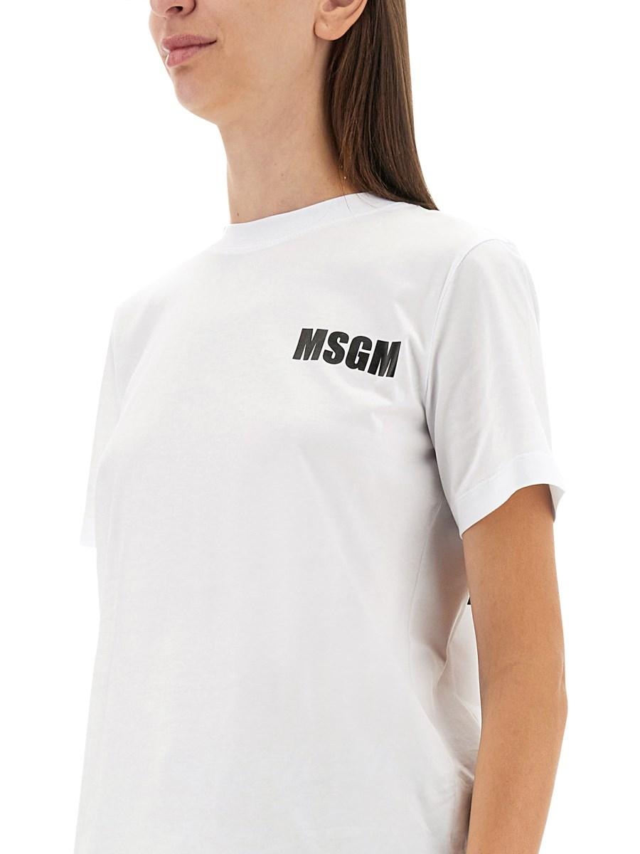 MSGM T-SHIRT CON LOGO