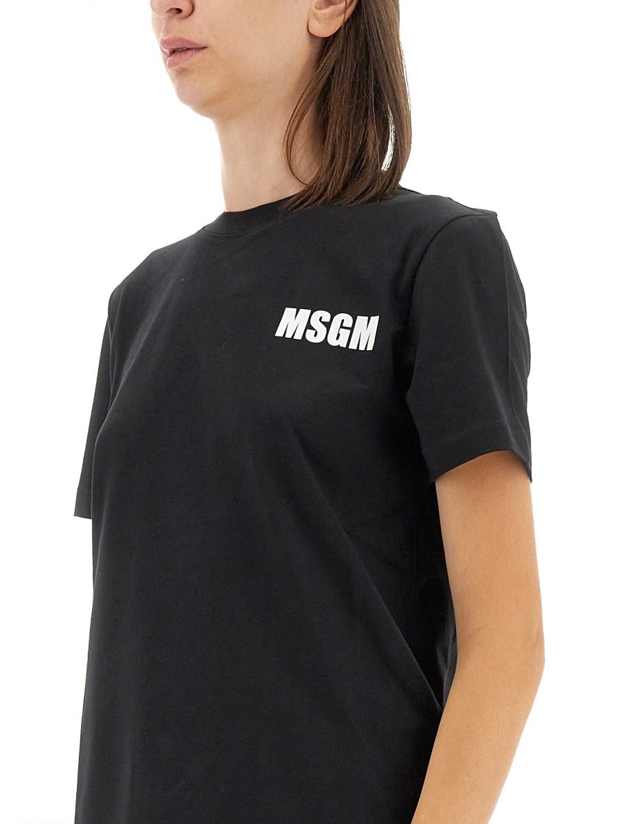 MSGM T-SHIRT CON LOGO