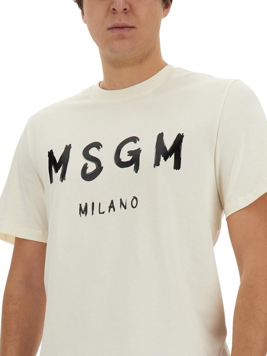 MSGM T-SHIRT CON LOGO