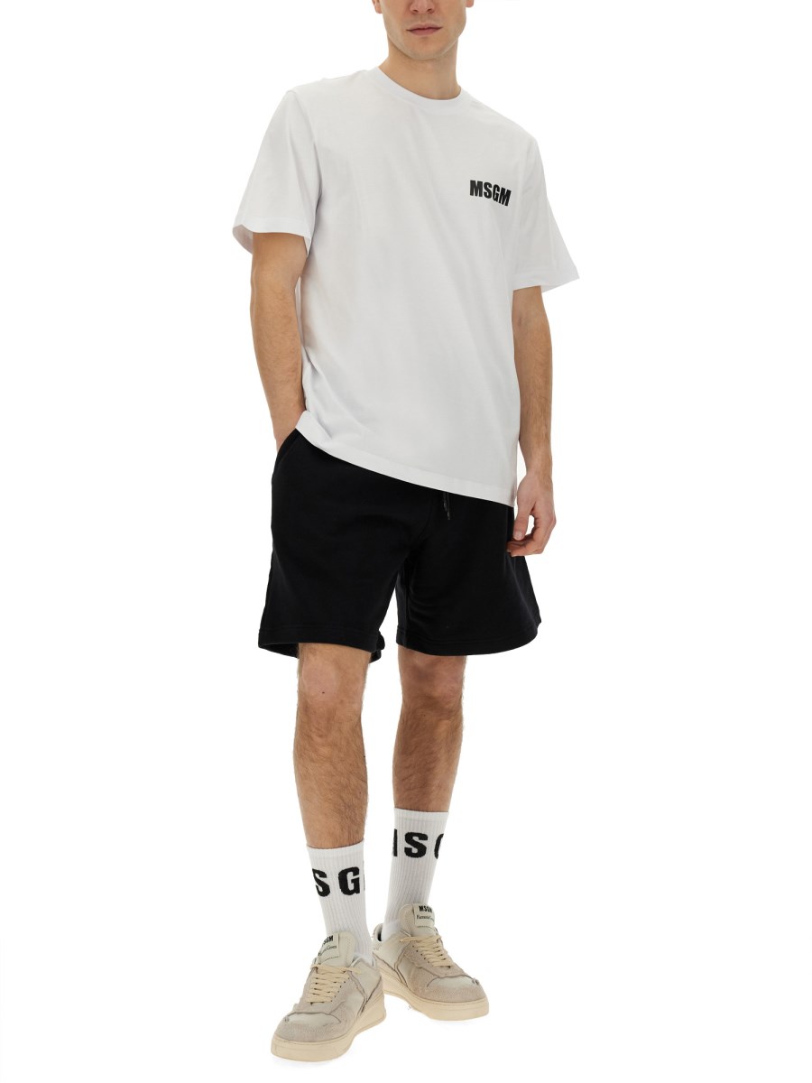 MSGM T-SHIRT CON LOGO
