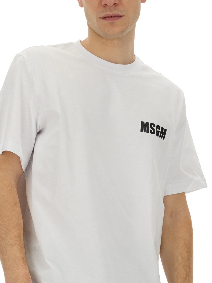MSGM T-SHIRT CON LOGO