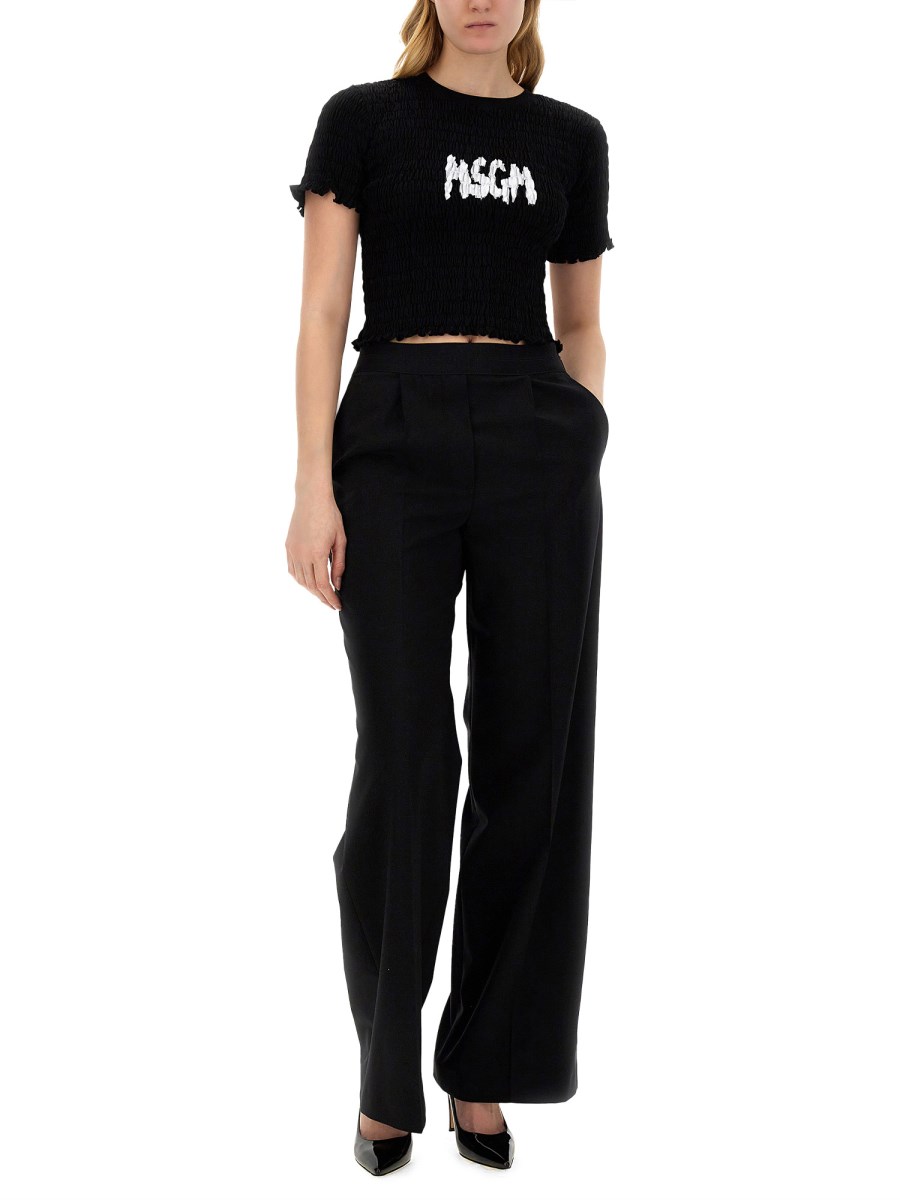 MSGM T-SHIRT CON LOGO