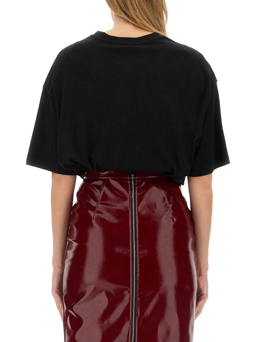 MSGM T-SHIRT IN JERSEY DI COTONE