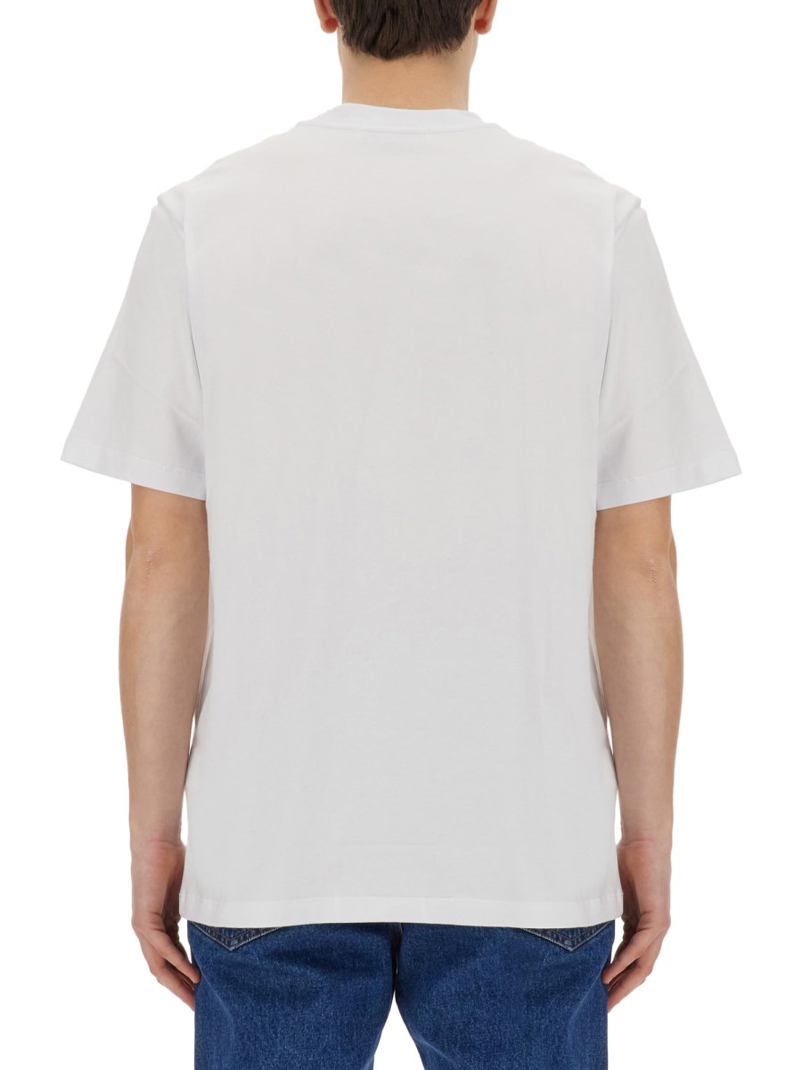 MSGM T-SHIRT IN JERSEY DI COTONE CON LOGO