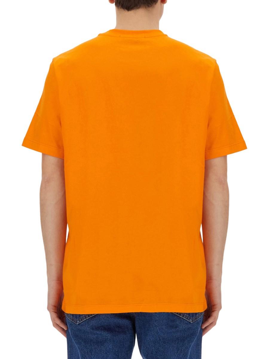 MSGM T-SHIRT IN JERSEY DI COTONE CON LOGO