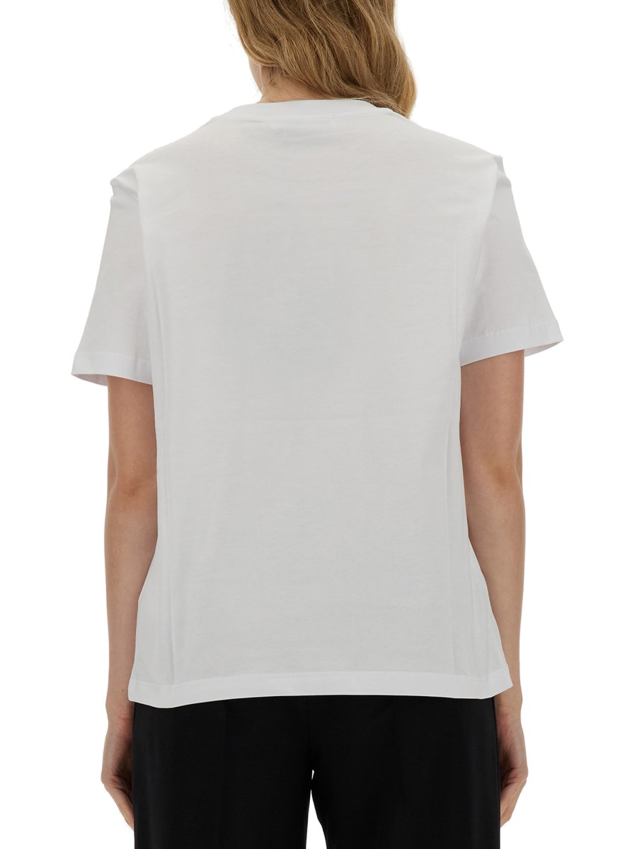 MSGM T-SHIRT IN JERSEY DI COTONE CON LOGO