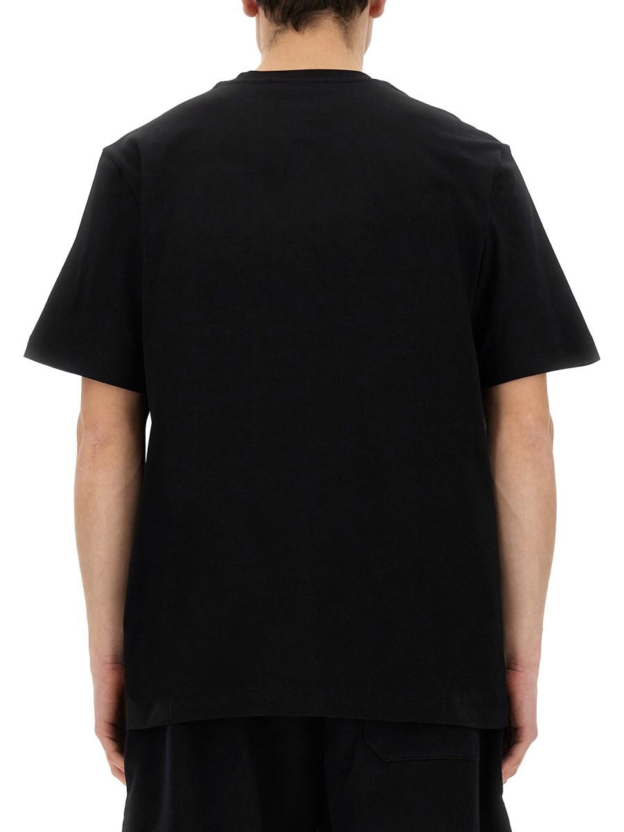 MSGM T-SHIRT IN JERSEY DI COTONE CON STAMPA LOGO