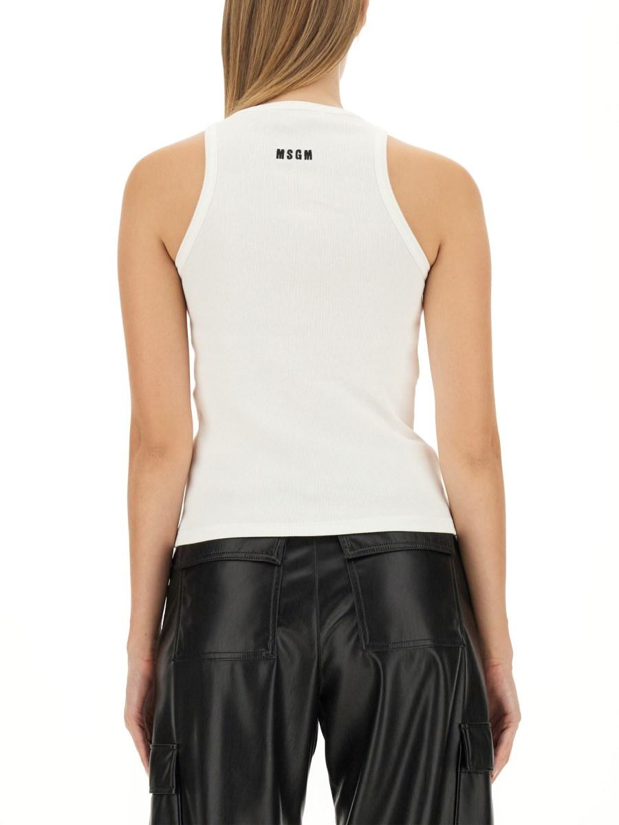 MSGM TOP IN COTONE