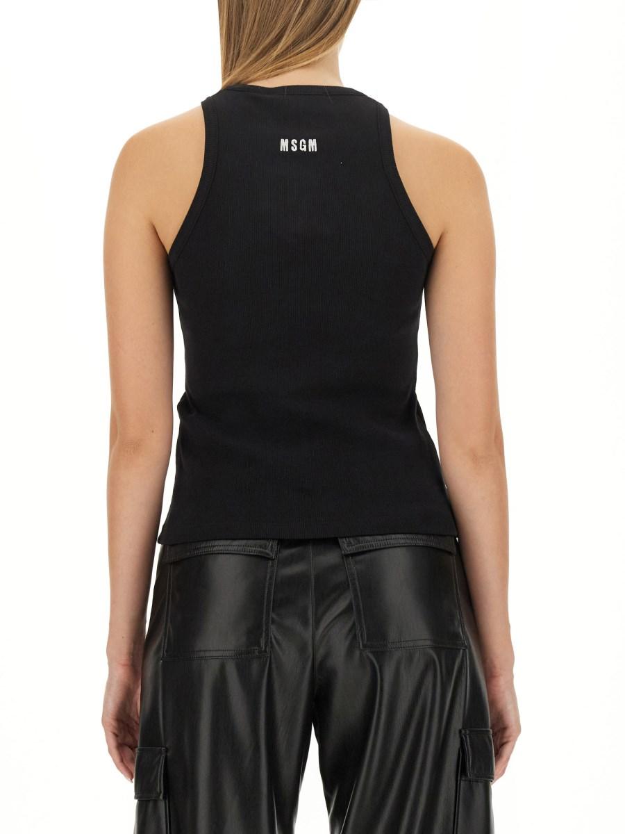 MSGM TOP IN COTONE