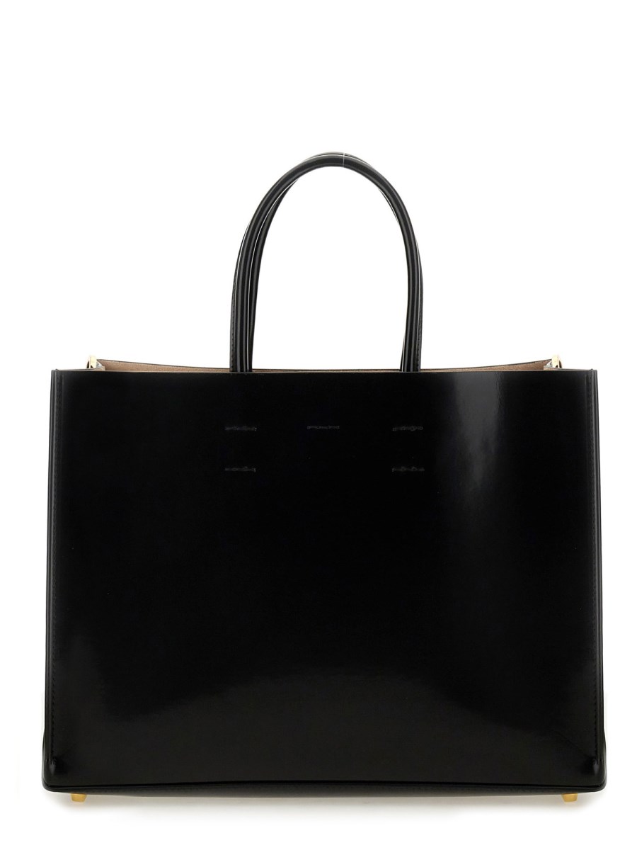 N°21 BORSA SHOPPER IN ECOPELLE CON LOGO