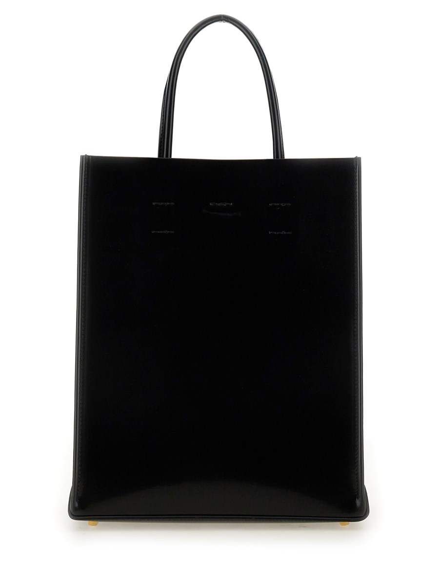 N°21 BORSA SHOPPER SMALL IN ECOPELLE CON LOGO