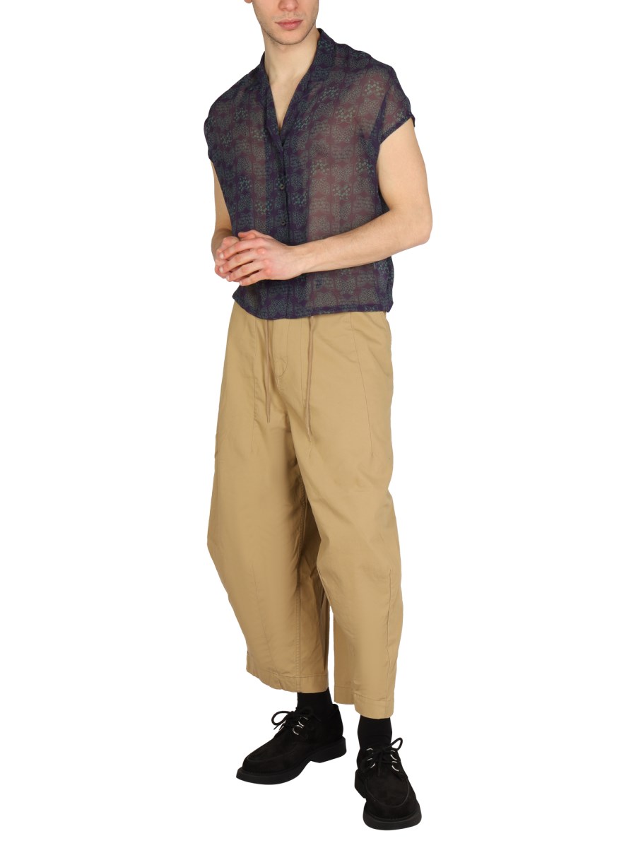 NEEDLES CAMICIA TRASPARENTE CON STAMPA