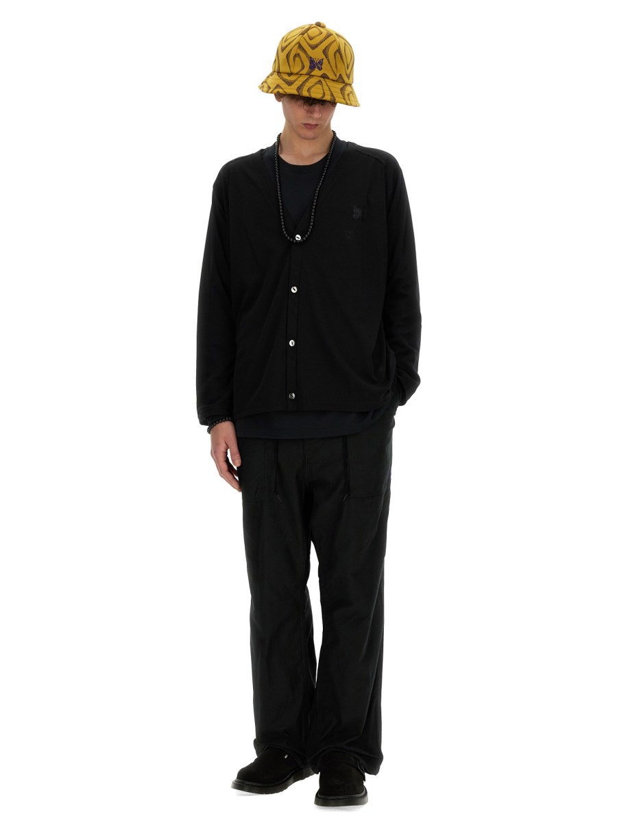 NEEDLES CARDIGAN POLY MESH