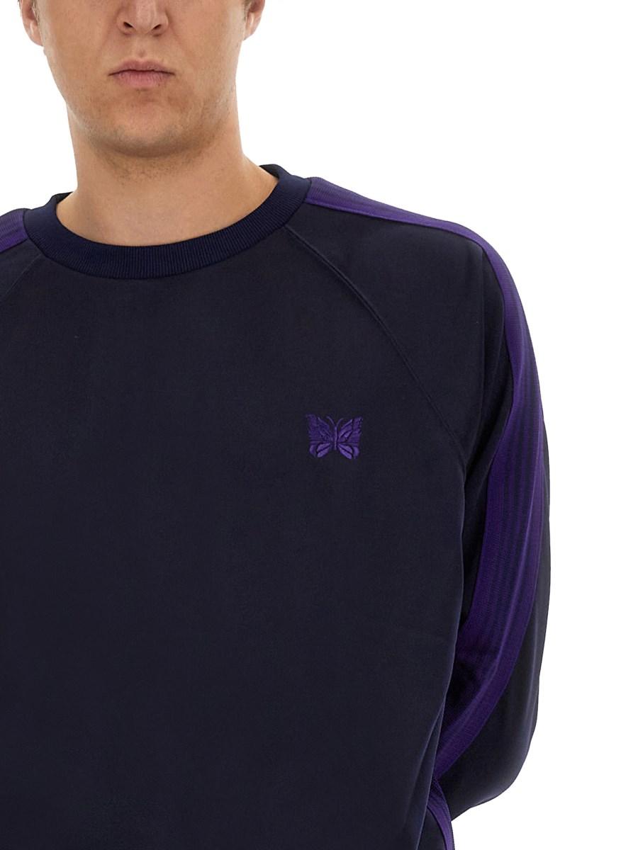 NEEDLES FELPA CON LOGO