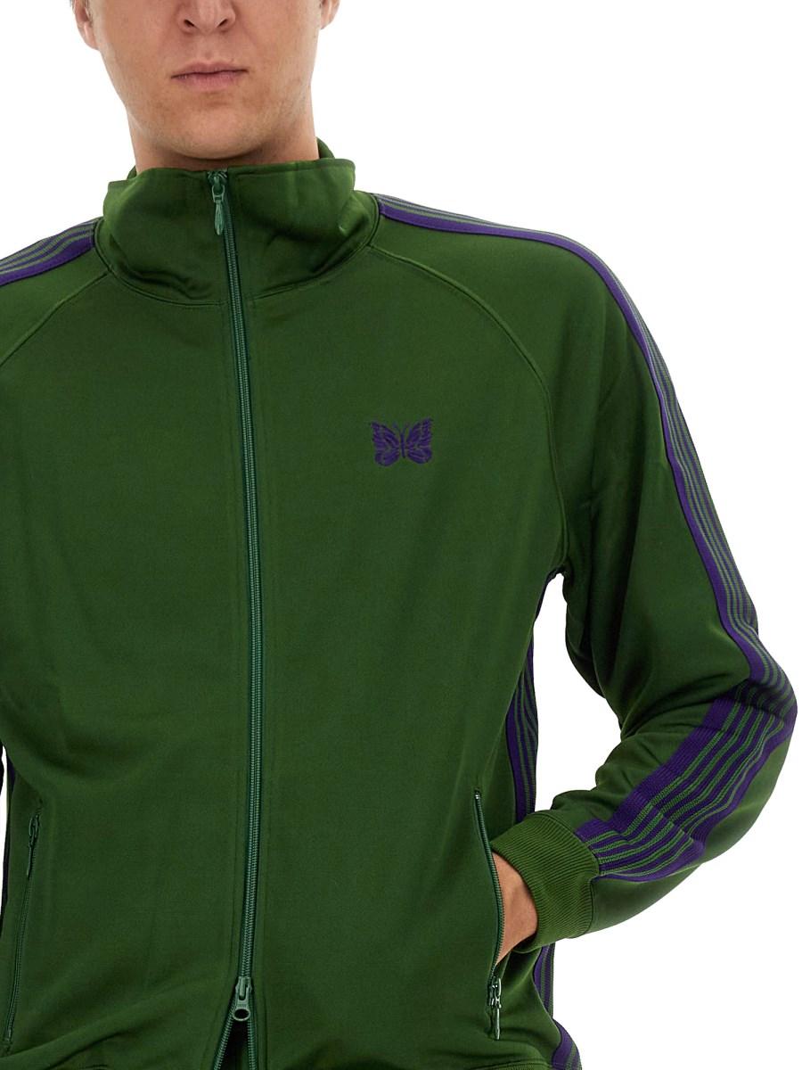 NEEDLES FELPA CON ZIP