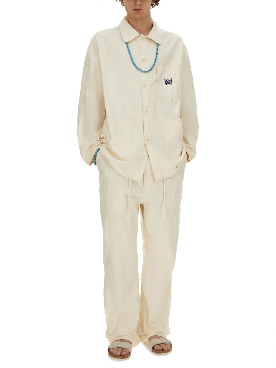 NEEDLES PANTALONE CON ELASTICO