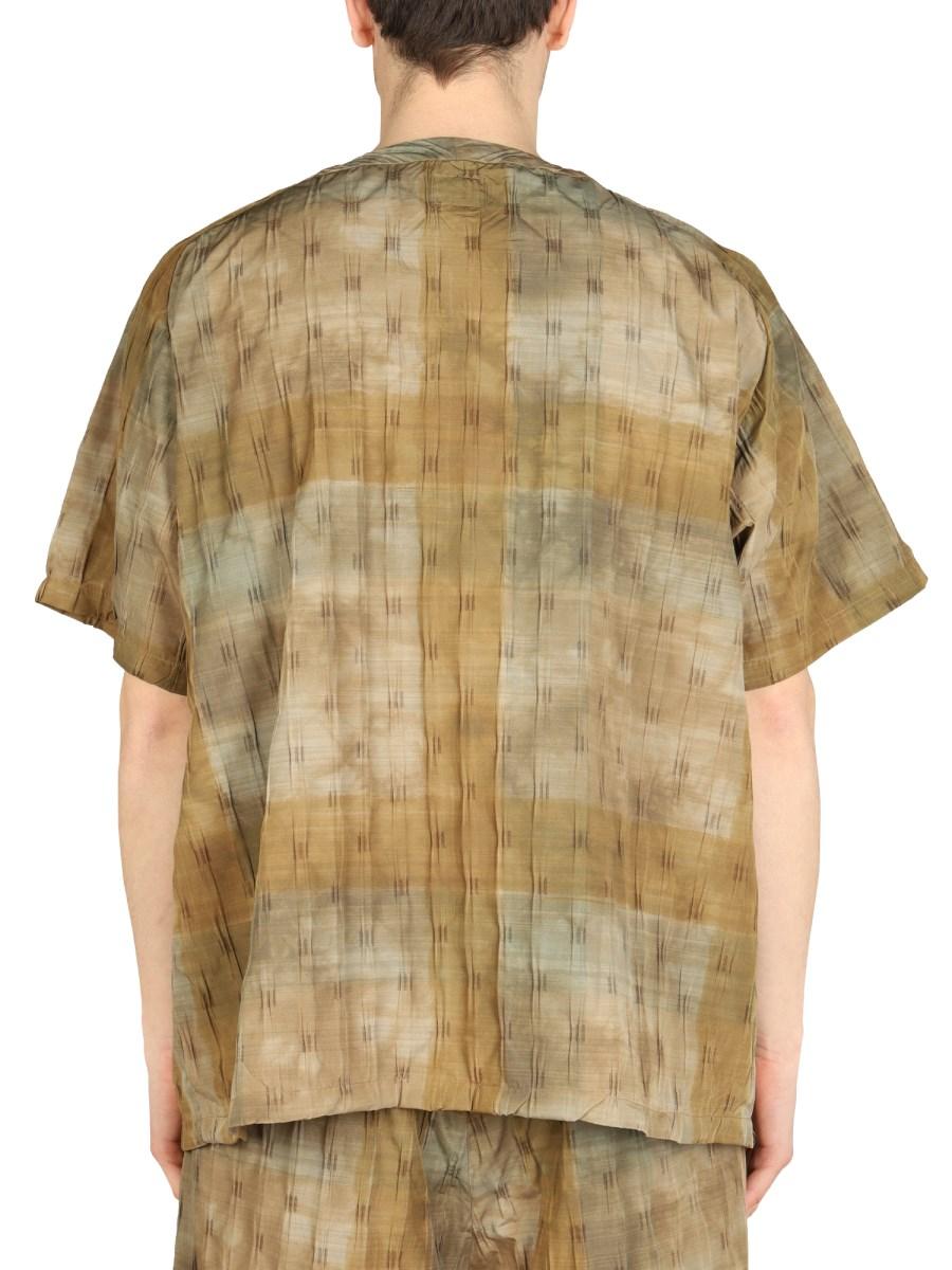 NEEDLES T-SHIRT BOXY FIT IN TESSUTO TECNICO