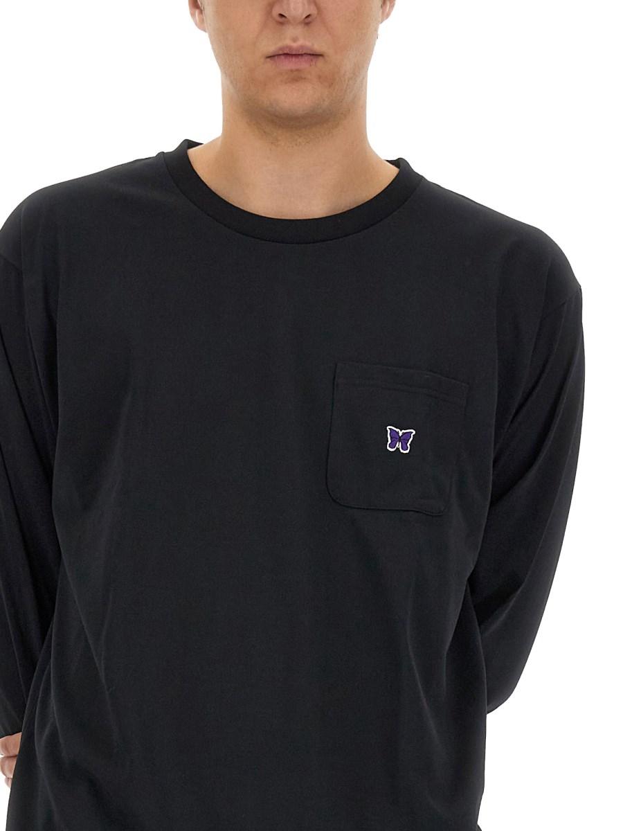 NEEDLES T-SHIRT CON LOGO