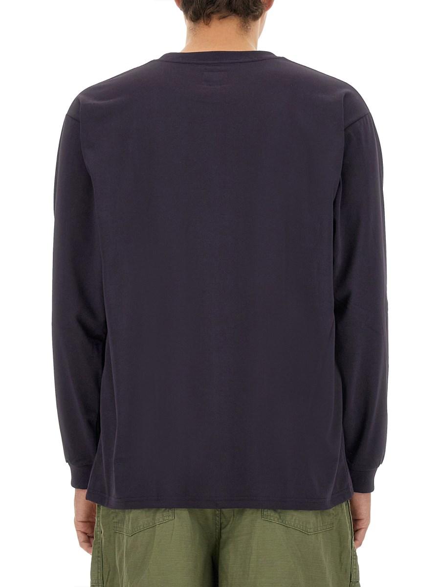 NEEDLES T-SHIRT IN JERSEY DI COTONE CON LOGO