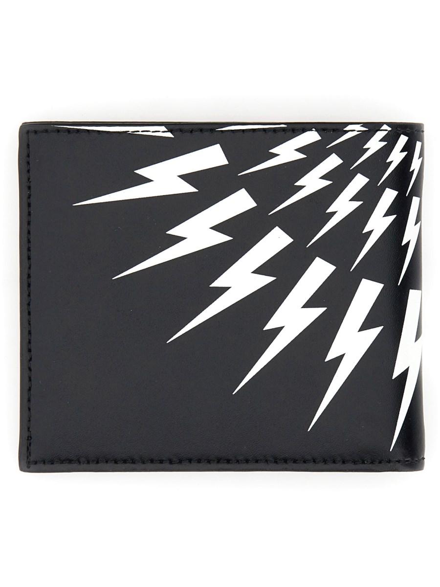 NEIL BARRETT PORTAFOGLIO IN PELLE CON LOGO