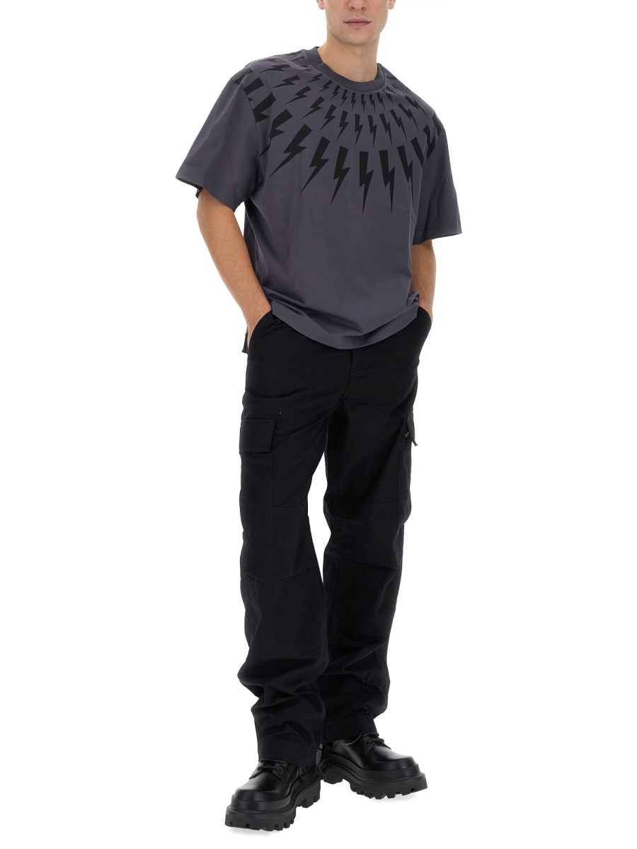 NEIL BARRETT T-SHIRT CON STAMPA