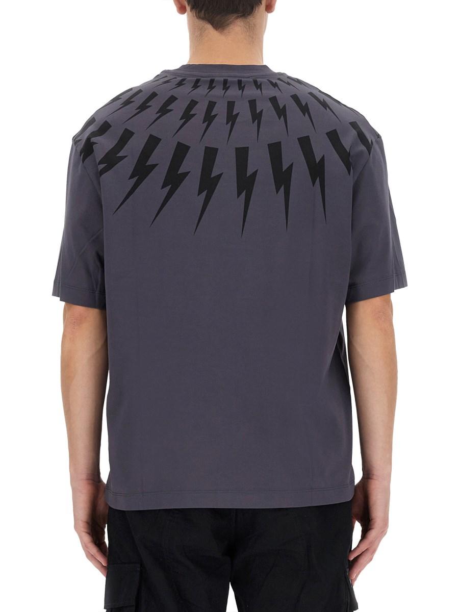 NEIL BARRETT T-SHIRT CON STAMPA