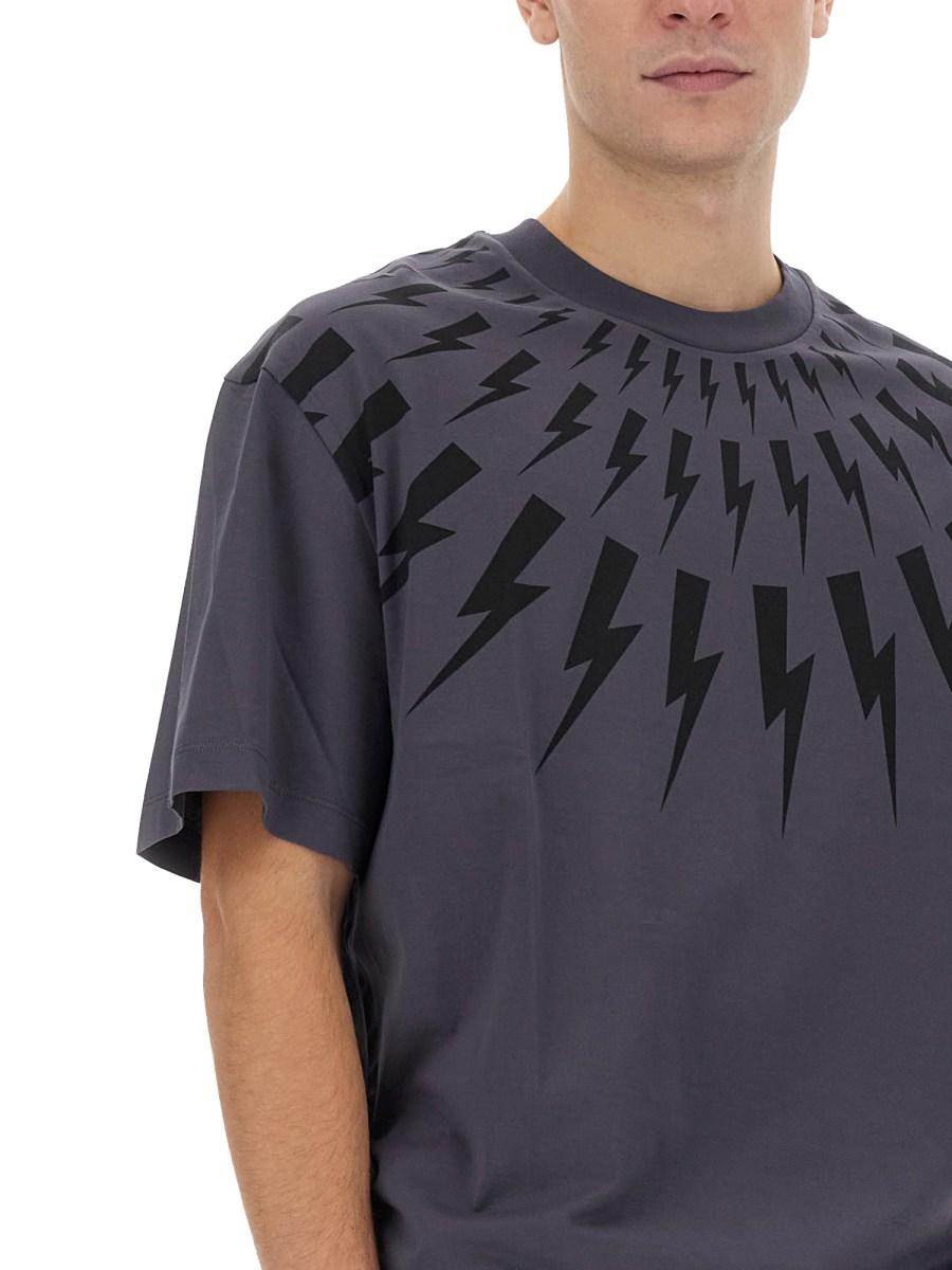 NEIL BARRETT T-SHIRT CON STAMPA