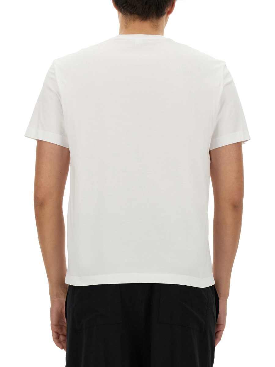 NEIL BARRETT T-SHIRT I SEE YOU IN COTONE