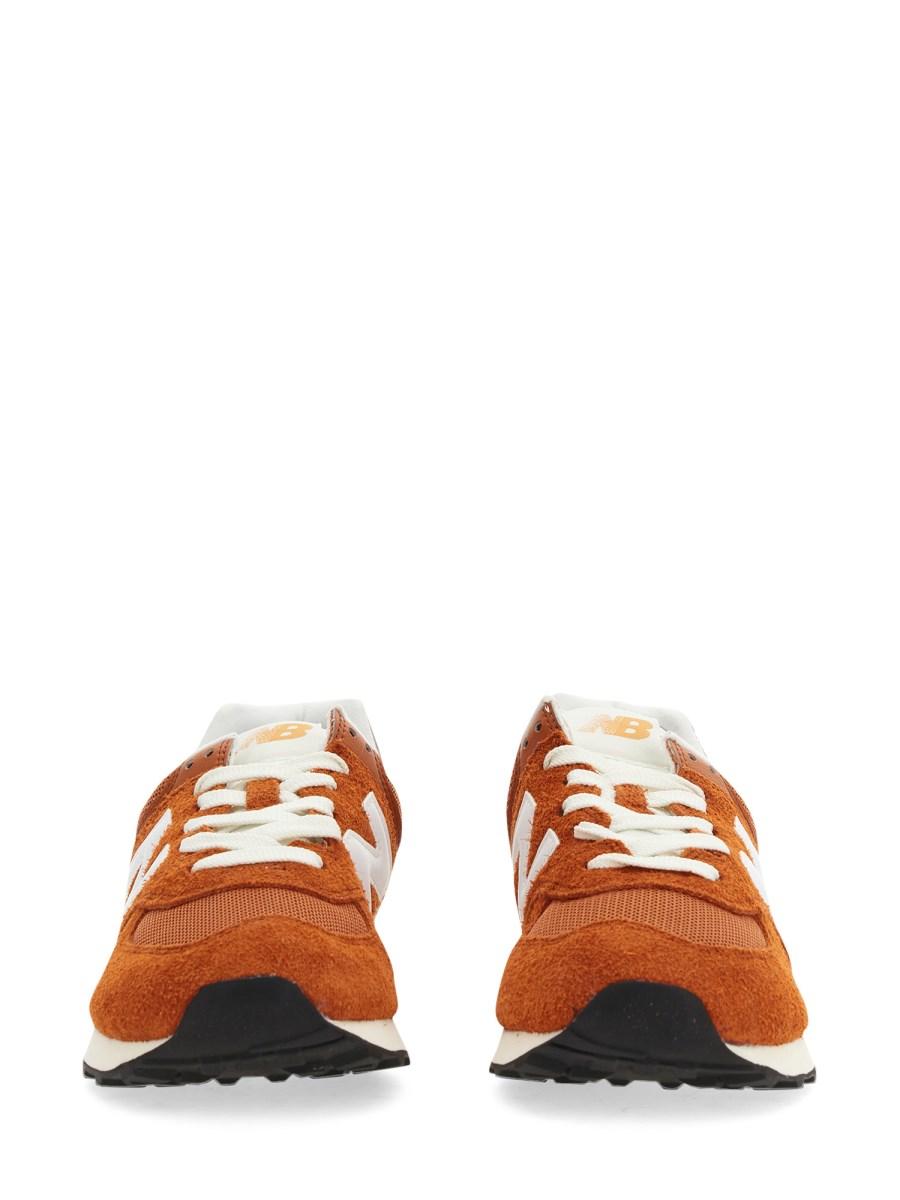 NEW BALANCE SNEAKER 574 IN MESH E SUEDE
