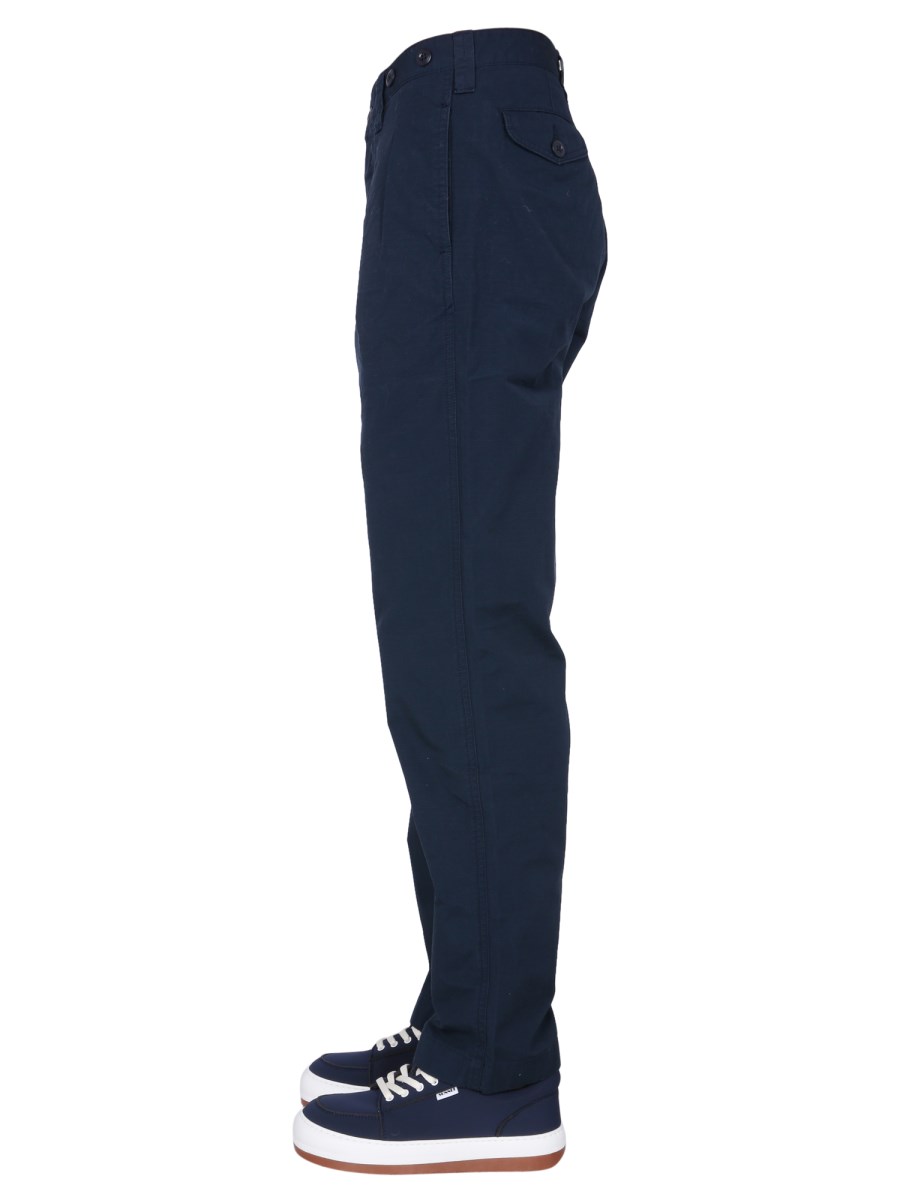 NIGEL CABOURN PANTALONE OVERSIZE FIT IN COTONE