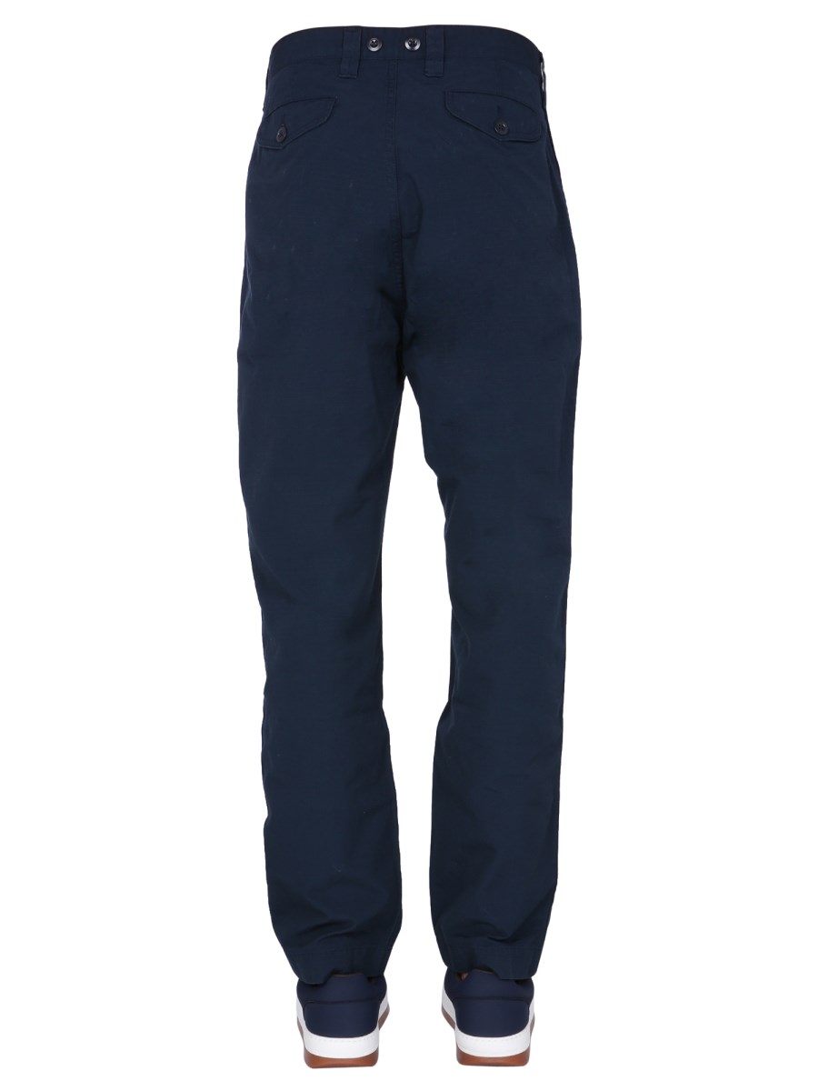 NIGEL CABOURN PANTALONE OVERSIZE FIT IN COTONE