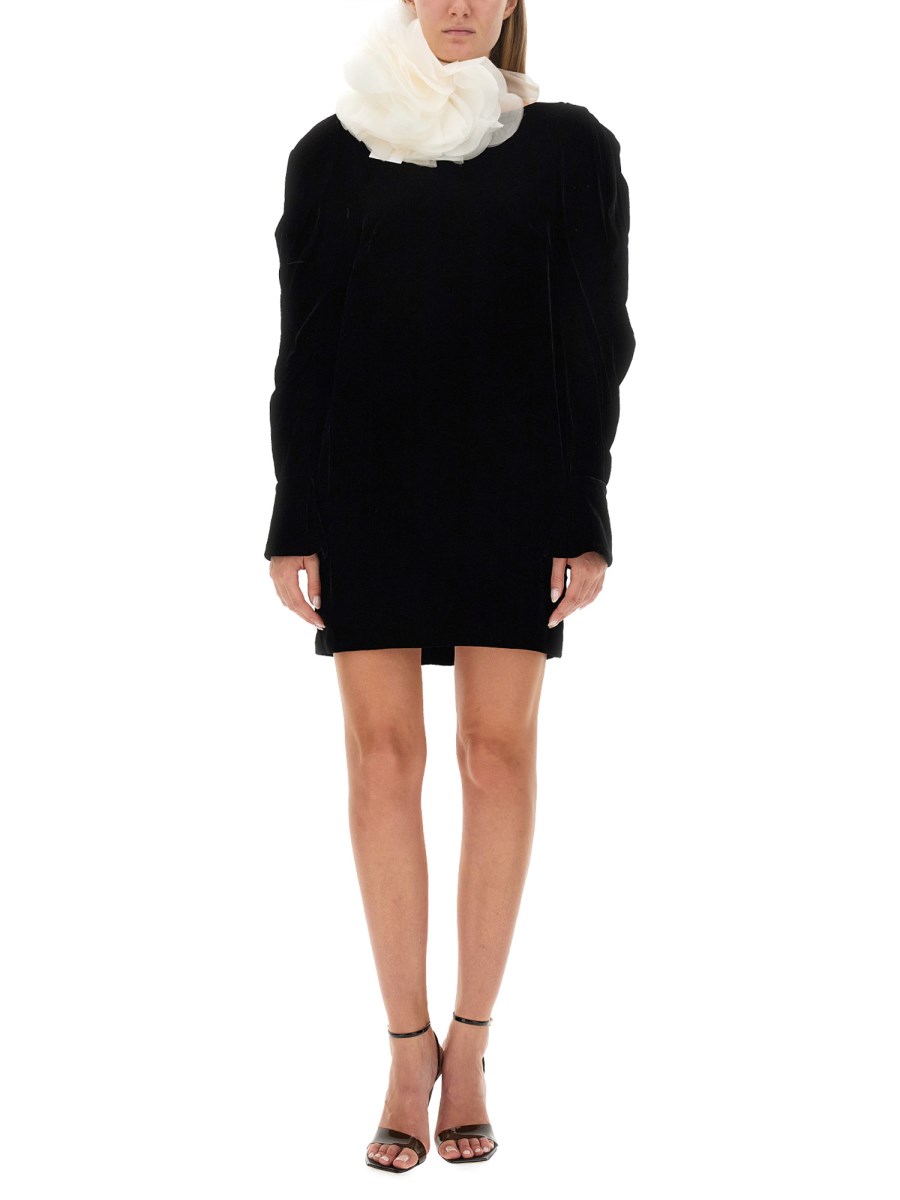 NINA RICCI ABITO MINI IN VELLUTO