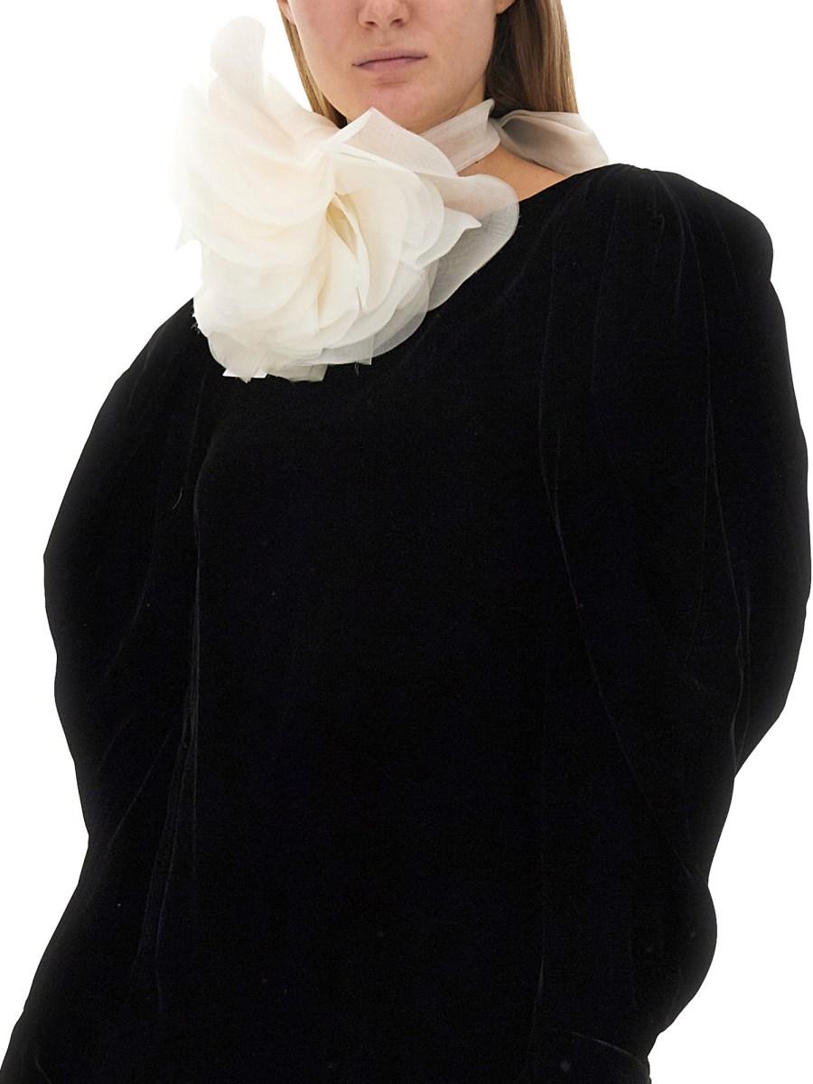 NINA RICCI ABITO MINI IN VELLUTO