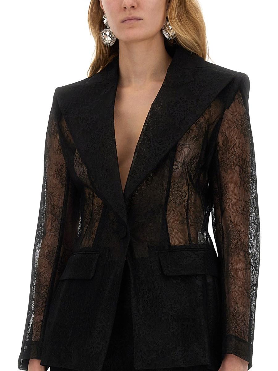 NINA RICCI BLAZER IN PIZZO CHANTILLY