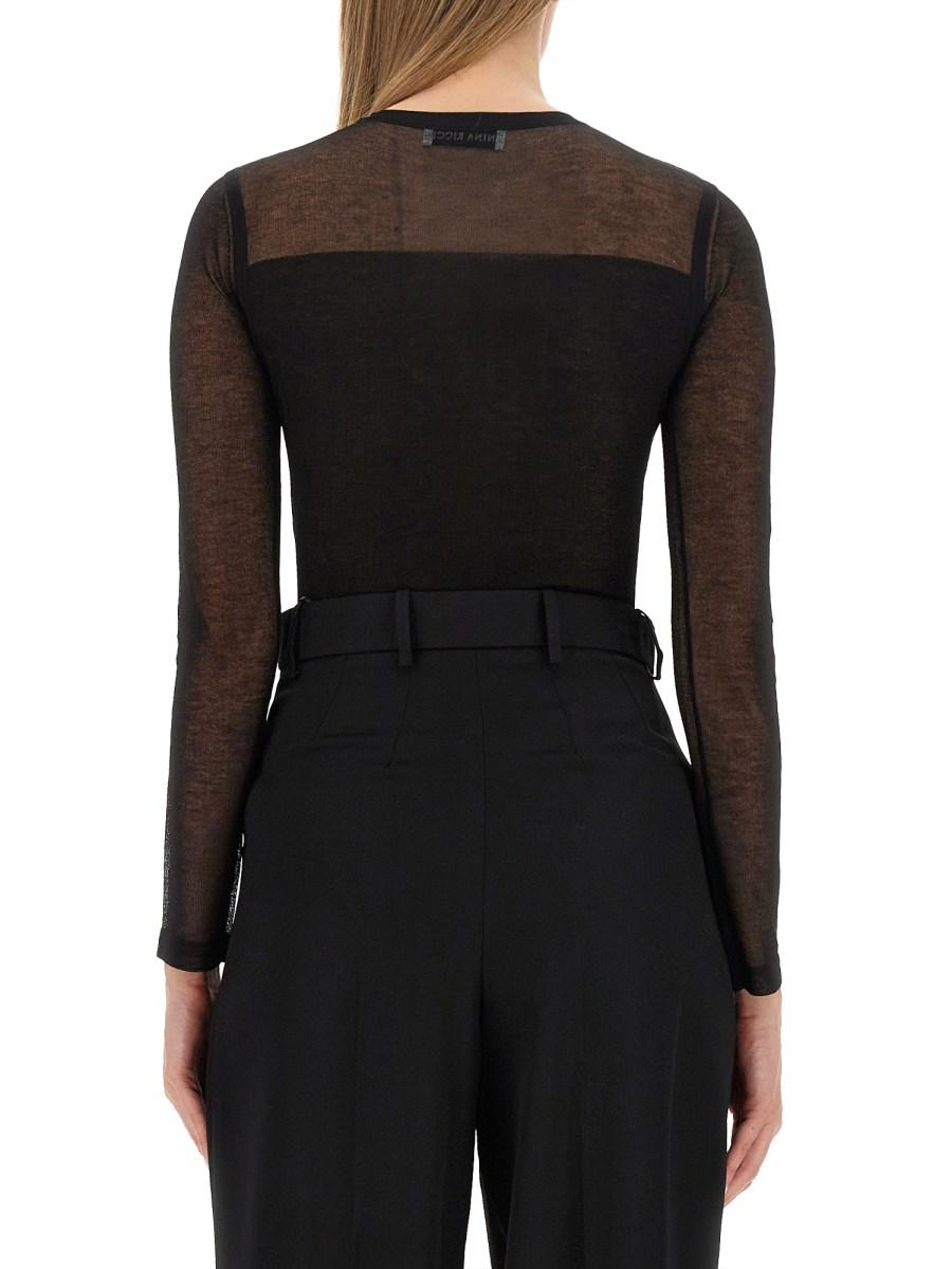 NINA RICCI TOP IN VISCOSA