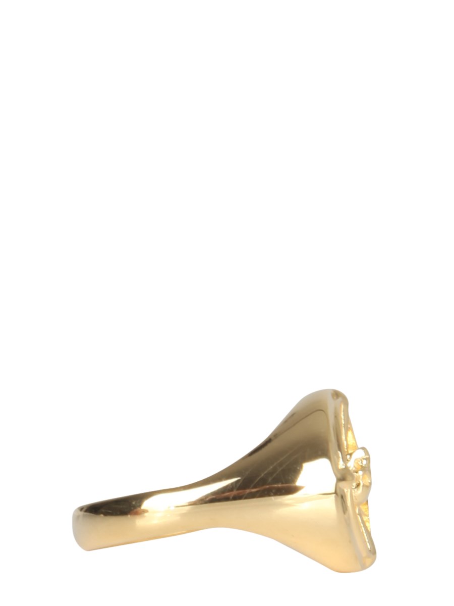 NORTHSKULL ANELLO ATTICUS SKULL COMPASS PINKY