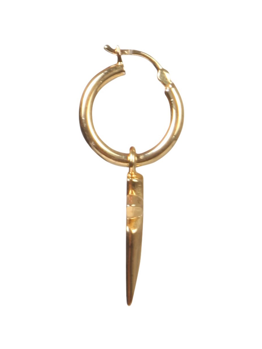 NORTHSKULL ORECCHINO SINGOLO A CERCHIO CON CHARM