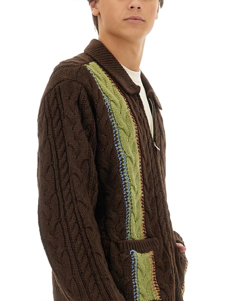 OBEY CARDIGAN "EZRA" CON ZIP