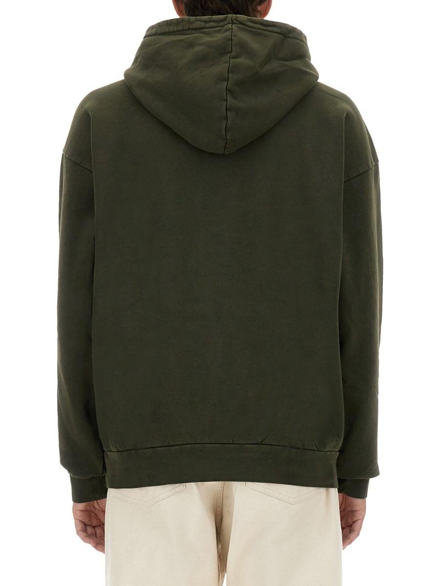 OBEY FELPA IN COTONE CON LOGO