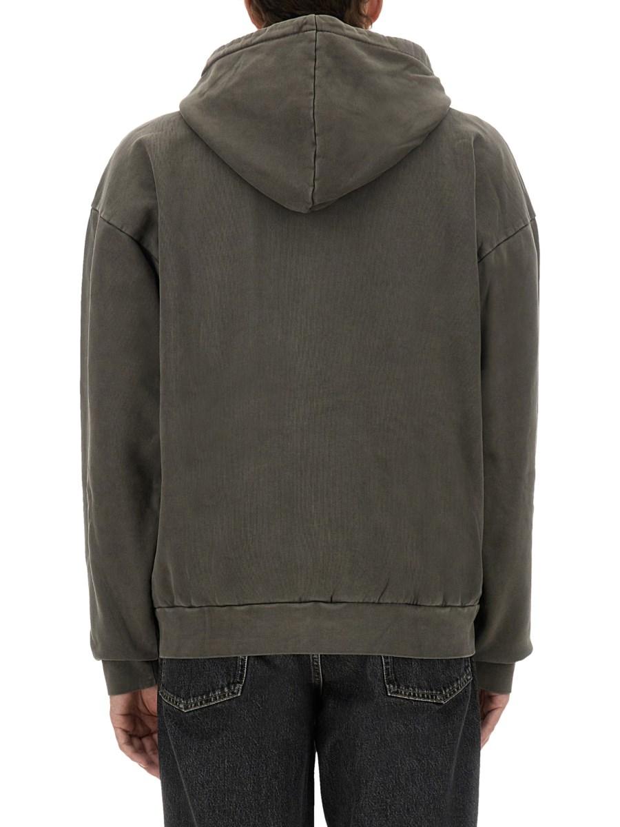 OBEY FELPA IN COTONE CON LOGO