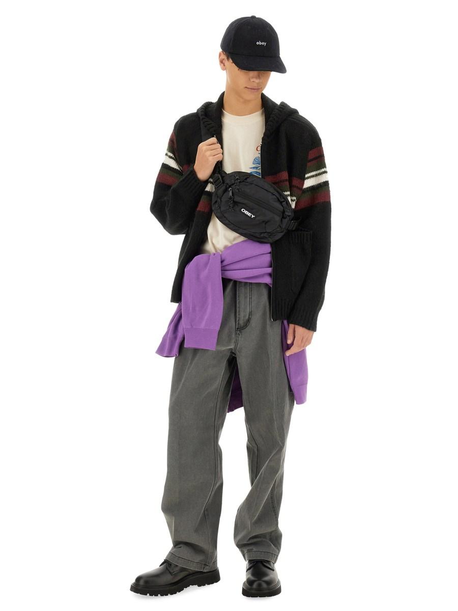 OBEY PANTALONE BIG TIME CARPENTER IN COTONE