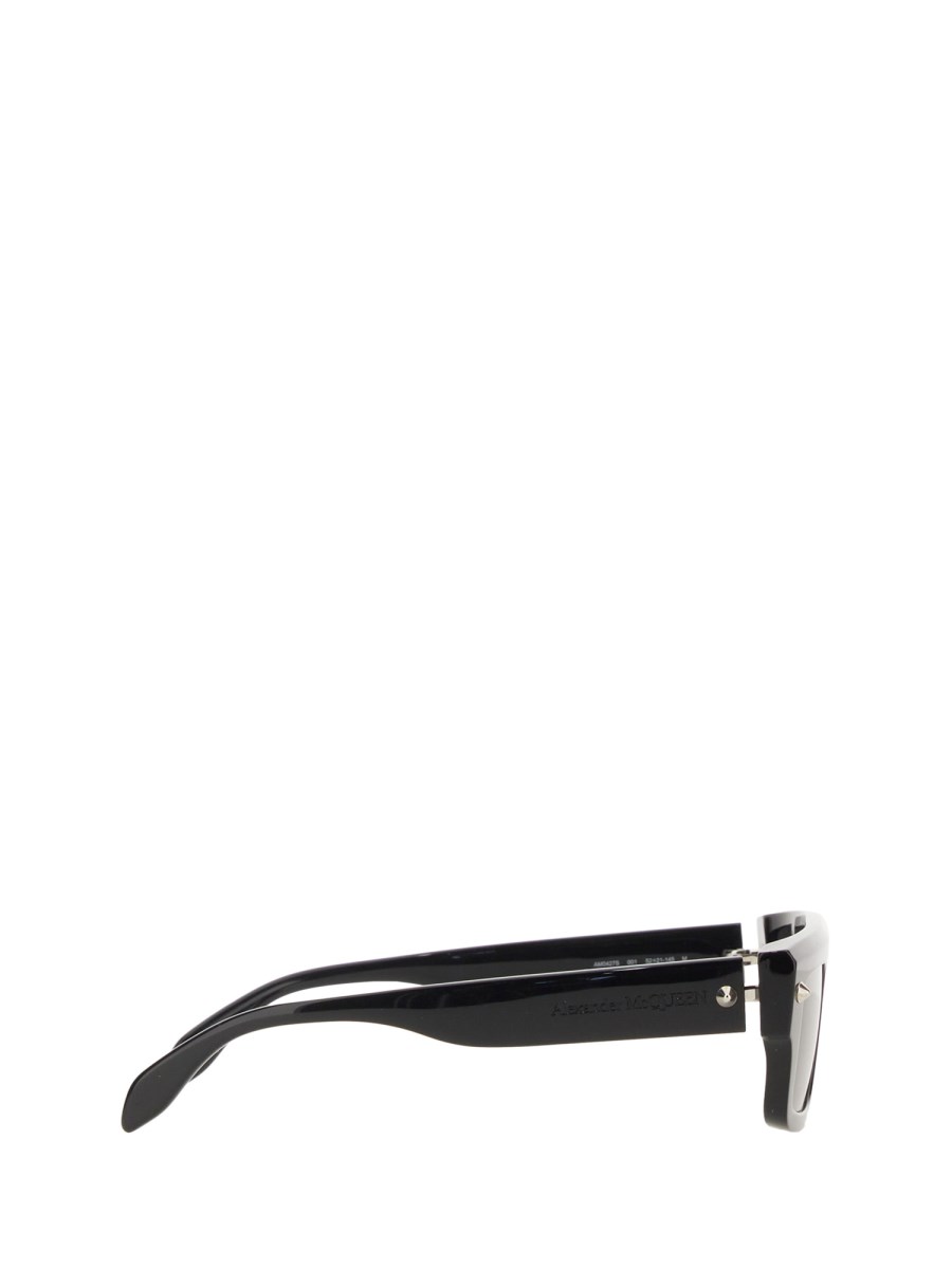 ALEXANDER McQUEEN OCCHIALE DA SOLE IN ACETATO CON LOGO
