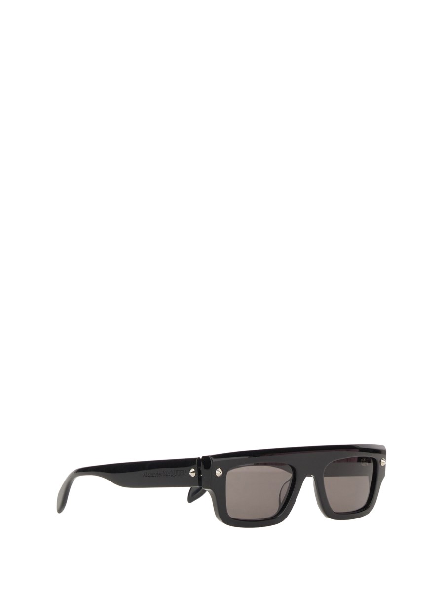 ALEXANDER McQUEEN OCCHIALE DA SOLE IN ACETATO CON LOGO