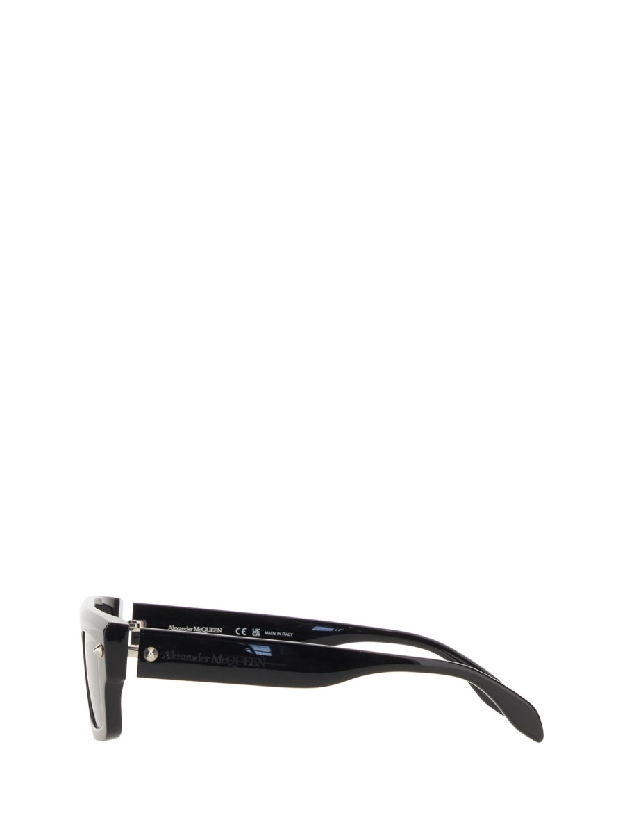 ALEXANDER McQUEEN OCCHIALE DA SOLE IN ACETATO CON LOGO