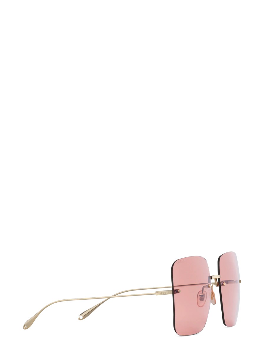 GUCCI OCCHIALE DA SOLE QUADRATO OVERSIZE IN ACETATO