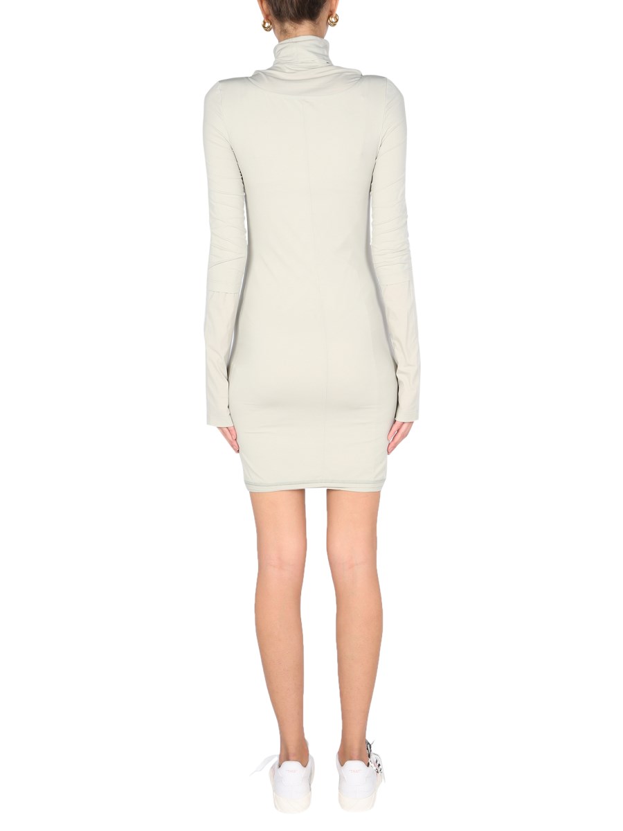 OFF-WHITE ABITO IN NYLON A COLLO ALTO