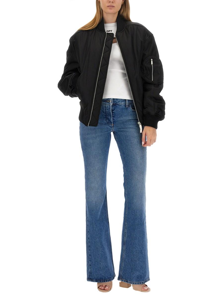 OFF-WHITE BOMBER IN NYLON