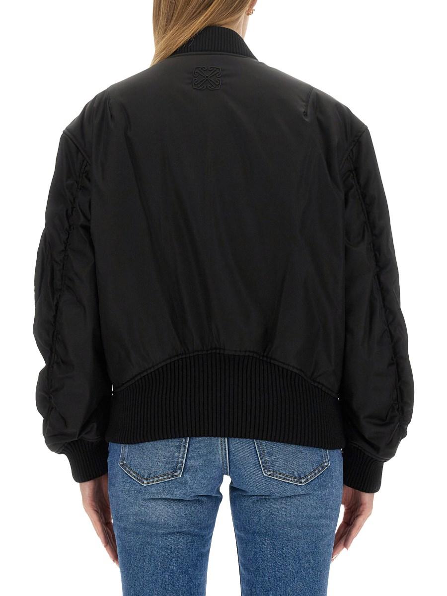 OFF-WHITE BOMBER IN NYLON